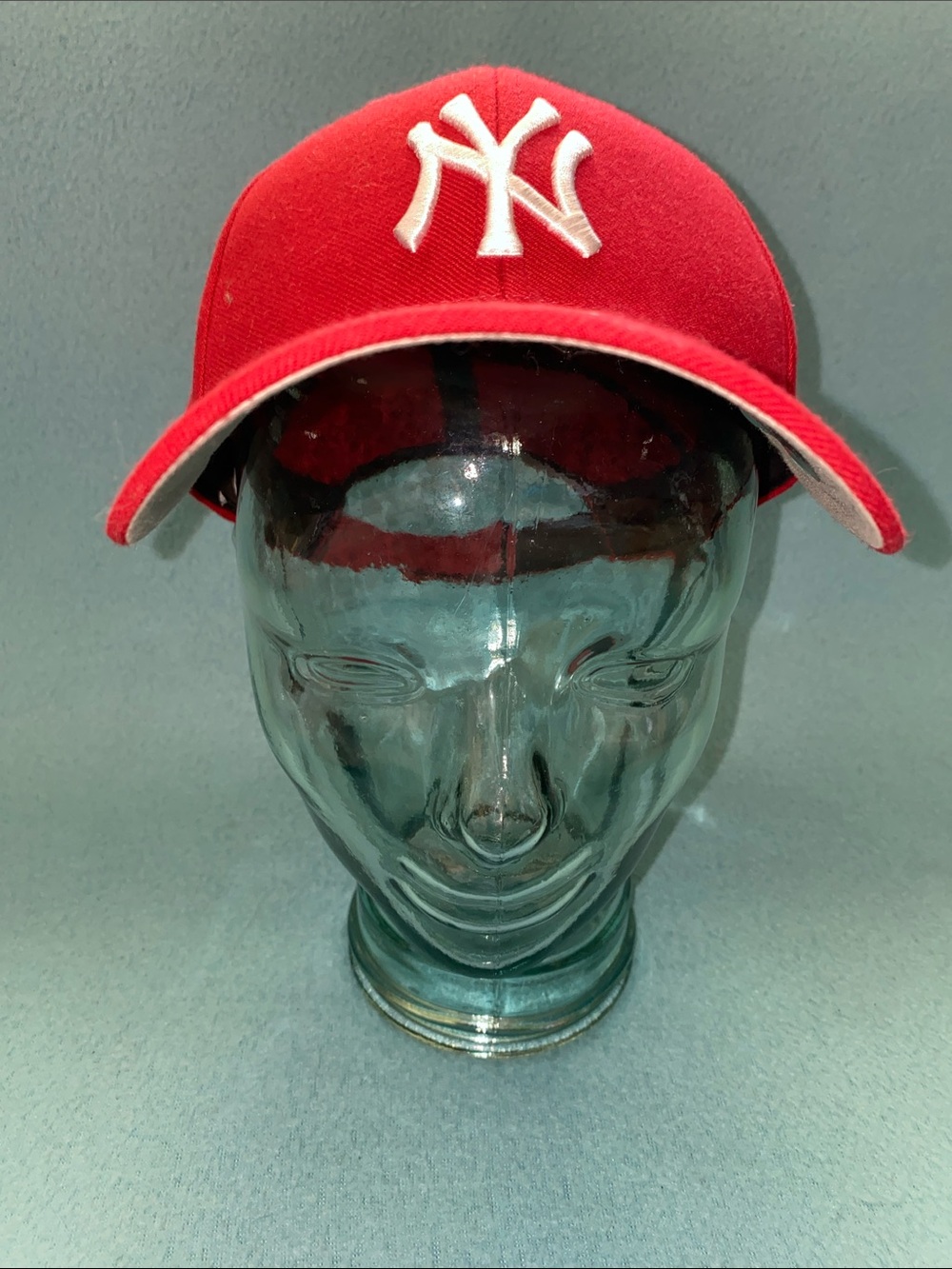 '47 MVP New York Yankees red baseball cap white embroidered logo NEW size OSFA